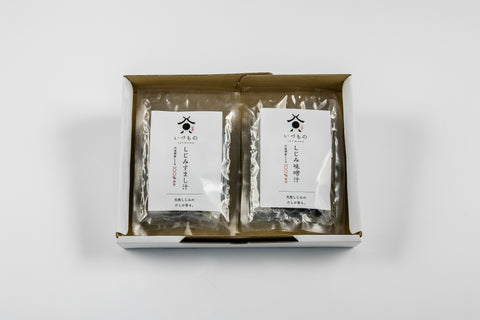 宍道湖産しじみすまし汁＆味噌汁(各５食入)ギフトセット