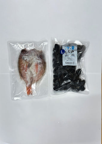 のどぐろ一夜干し・大粒しじみセット（1.2kg）